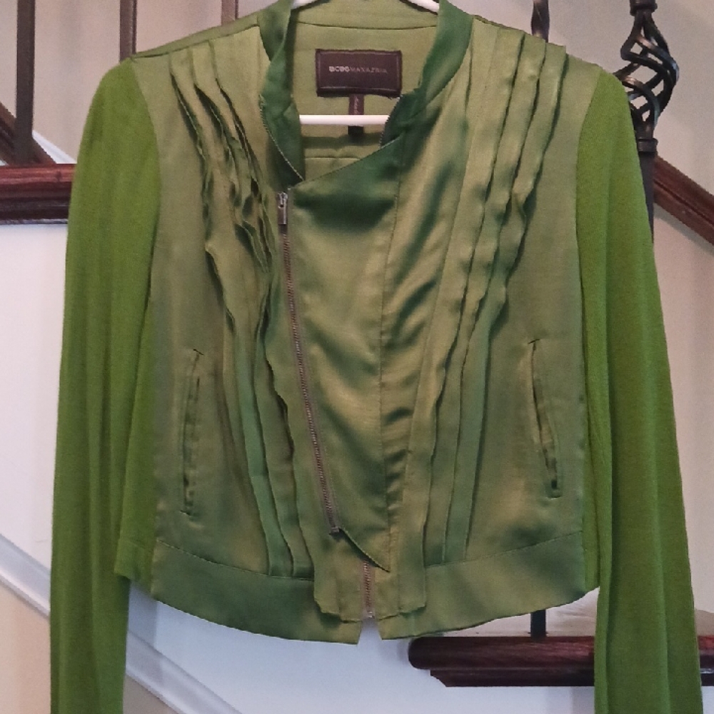 BCBGMaxAzria Olive Green Women's Blazer